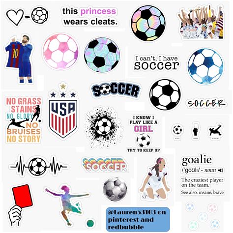 Printable Soccer Stickers